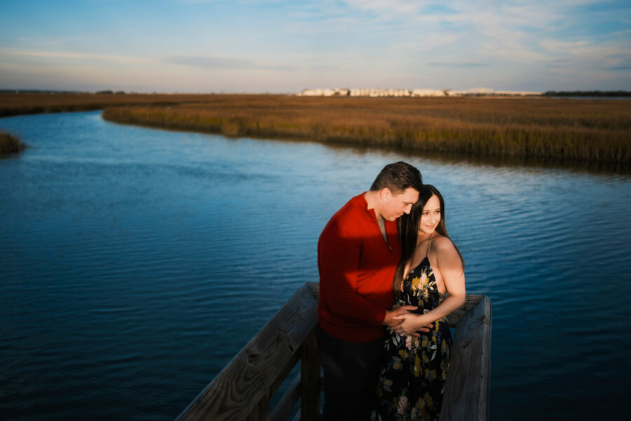 Pitt Street Bridge Mount Pleasant family photographer