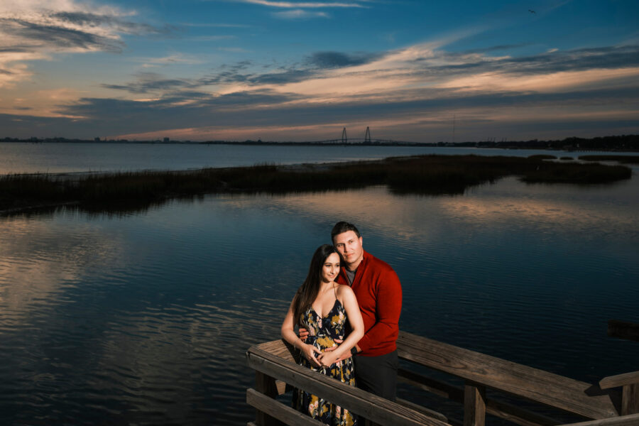 Mount Pleasant family photos on Pitt Street Bridge