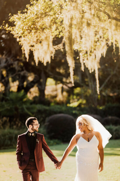 Matt LeGault and Neen wedding portrait in Charleston by Chrisman Studios